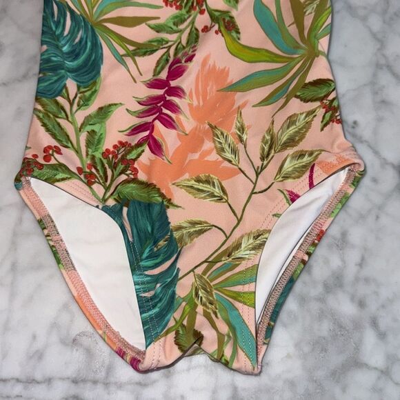 NWOT PATBO ONE SHOULDER SWIMSUIT 12/18M - Picture 3 of 7